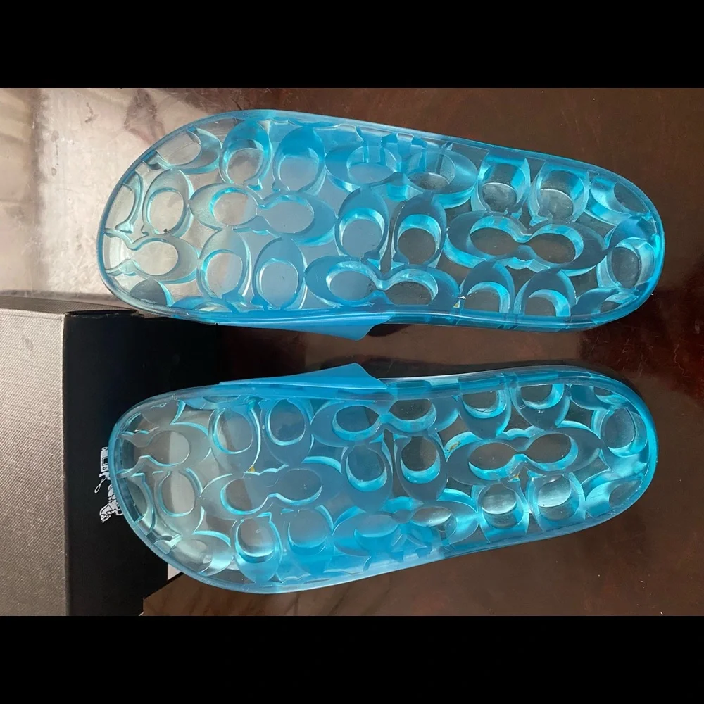 Authentic Coach Jelly Slides - Picture 6 of 7